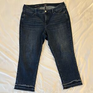 NYDJ Marilyn Straight dark wash jeans